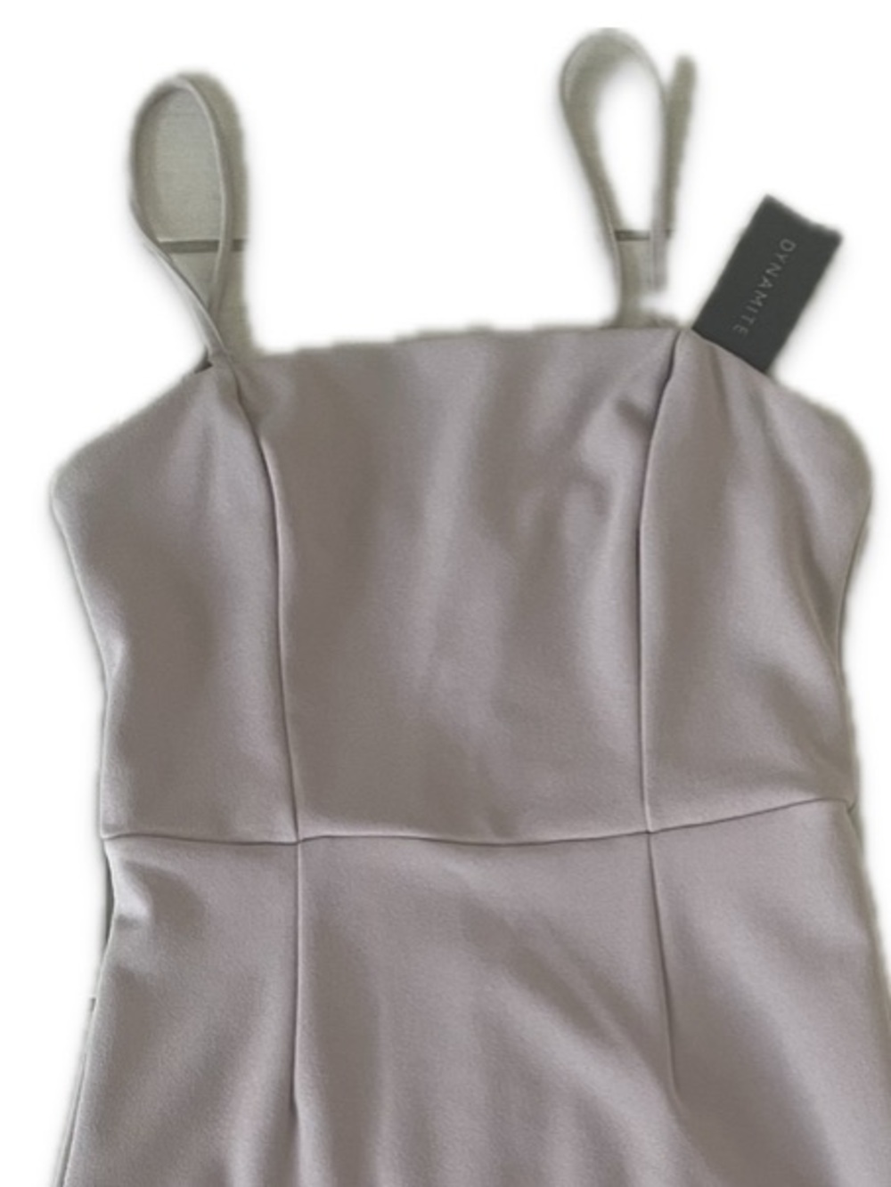 Dynamite Light Mauve Midi Bodycon Dress 🔥 - Size XS, NWT - Picture 5 of 15